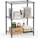 450 lbs Steel Storage Shelving 3-Tier Utility Shelving Unit Steel Organizer Wire Rack for Home,Kitchen,Office (11.8" D x 17.7" W x 26.3" H) by CozyNest Decor