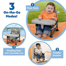 Ford Bronco Pop 'N Sit Portable Booster Chair by Bright Starts, Floor Seat, Indoor/Outdoor Use, Compact Fold, Camo Print, 6 Mos - 3 Yrs by TinyTreasures Baby Boutique