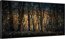SIGNWIN 30"x60" Extra Large Framed Wall Art Magical Firefly Night Forest, Enchanted Woodland Scene for Home Living Room Bedroom Decor (Frame Assembly Required) by CozyNest Decor