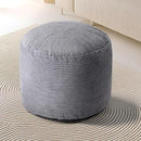 Dual-Size Corduroy Footrest with Hidden Zipper – Ergonomic Memory Foam Ottoman Poufs for Office Desks, Couches & Delicate Floors, Dark Gray 20"x 15" by CozyNest Decor