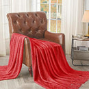 inhand Knitted Gift Throw Blankets for Couch and Bed,Valentines Day Decor Blanket for Her Him Girlfriend Wife, Red Romatic Lightweight Decorative with Tassel, Farmhouse Warm Woven for Women, 50"x60" by CozyNest Decor