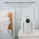 Shark NeverChange Air Purifier Compact Pro with Long-lasting HEPA Exceeding Filtration, Captures Pet Dander, Dust, Smoke, and Allergens, up to 250 sq. ft. for Bedroom, Home Office, Dorm, HP072PK by CozyNest Decor