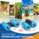 Toys for Boys Ages 3-7: LET'S GO! Kids Binoculars with Bird Watching Manual for 4 5 6 7 Year Old Boys Girls Outdoor Toy for Kid Ages 4-6 Camping Telescope Toddler Birthday Gift by TinyTreasures Baby Boutique