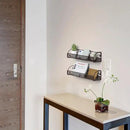 Deco Brothers Wall Mounted Single Tier Mesh Hanging Spice Rack, Set of 2, Bronze by CozyNest Decor