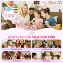 Kinglucky Mini Karaoke Machine for Kids, 2025 TOP Birthday Gifts Ideas for 3-12 Year Old Girls, Christmas Party Gifts Kids' Personal Video Players Accessories with Wireless Microphone - Pink by TinyTreasures Baby Boutique