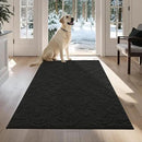 COSY HOMEER-Door-Mat-Non-Slip-Entryway-Rug 36”x60” Absorbent Welcome Mats Washable Dirt Trapper Door Mat Entrance Floor Mats for Front Back Doormats and Wet Shoes,Black by CozyNest Decor