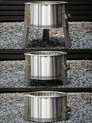 Breeo Smokeless Fire Pit (Y Series - Stainless Steel) | 21 inch Portable Smokeless Firepit for Outside | 31 Pounds | Ideal for Families Compatible with Wide Range of Breeo Accessories by GreenHaven Gardens