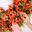 26" Fall Wreath for Front Door, Porch, Window - Large Artificial Boxwood Leaves with Fake Daisy Flowers Outdoor Wreath Faux Eucalyptus for Home Farmhouse Harvest Festival Thanksgiving Day Autumn Decor by CozyNest Decor