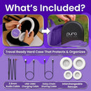 Puro Sound Labs BT2200 Plus Kids Bluetooth Headphones – Volume-Limiting 85dB, Studio-Grade Audio, Over-Ear & Comfy Design, 20-Hour Battery Life, Easy to Connect Wireless Headphones for Kids, Purple by TinyTreasures Baby Boutique