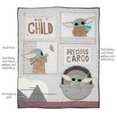 Lambs & Ivy Star Wars The Child Baby Yoda Nursery 3-Piece Baby Crib Bedding Set by TinyTreasures Baby Boutique