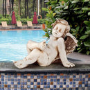 Design Toscano Pause for Repose Garden Angel Statue by GreenHaven Gardens