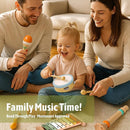 Baby Musical Instruments - Wooden Montessori Toys for Toddlers 1-3, Baby Musical Toys Percussion Instruments Set with Xylophone Tambourine, Neutral Preschool Educational Baby Toys for Boy Girls Gifts by TinyTreasures Baby Boutique