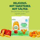 Little Bellies Organic Veggie Tubes Toddler Snack (Pack of 7 x 0.42 oz Individual Packs) by TinyTreasures Baby Boutique