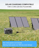 Portable Power Station 192Wh Outdoor Generator with AC Outlet 100W(200W Surge) Power Bank for Home Backup Outdoor Emergency RV Van Hunting, 3.9lb, Music Player&LED Lights LiFePO4 Battery by TinyTreasures Baby Boutique