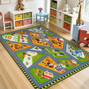 STARUIA Kids Cars Rug for Playroom, 3x5 Car Rugs for Kids Toy Cars, Non-Slip City Road Map Play Rug for Boys Bedroom, Educational Toddler Carpet Play Mat for Classroom Nursery Daycare (39"X59") by TinyTreasures Baby Boutique