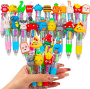20Pcs Mini Multicolor Pens in One 4-in-1 Cute Pens Bulk for Kids, Fun Kawaii Ballpoint Pen for Birthdays and Children's Party Favors Gifts, Teacher School Supplies by TinyTreasures Baby Boutique