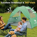 CAMEL CROWN Beach Tent UPF 50+ Sun Shelter for 2/3/5/6 Person, Lightweight Portable Sun Shade with Sand Anchor, Family Beach Day & Outdoor Adventures by TinyTreasures Baby Boutique