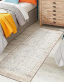 Keen Home Design 2x10 Rug - Machine Washable Runner Rug with Non-Slip Backing, Ideal for Hallway, Entryway, Kitchen, Laundry Room - Vintage, Easy Clean, Durable, Low Pile - (2'6" x 10') by CozyNest Decor