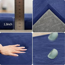 ACOMOPACK Baby Play Mat for Floor 1.3" Thick Memory Foam Play Mat 79"×157 Tummy Time Crawling with Non-Slip Bottom for Living Room,Nursery,Soft Velvet Playpen Mats for Kids,Infants（Royal Blue） by CozyNest Decor