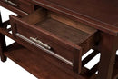 Solid Wood Console Table Sofa Tables with Drawers and Shelves Small Entryway Table for Living Room,Decorative,Foyer(42" Espresso) by CozyNest Decor
