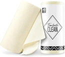 Fantasticlean Microfiber Cleaning Cloth Roll -40 Pack, Tear Away Microfiber Towels, 12" x 12", Reusable, Washable, Scratch Free, Ultra Absorbent Dish Rags for Car, Home, Garage or Shop (Beige) by CozyNest Decor