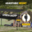 BUNKER INDUST Folding Camping Table, Outdoor Portable Roll-Top Aluminum Table with Carry Bag for Picnic,Beach,BBQ,Backyards, Adjustable Height by GreenHaven Gardens