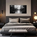 Abstract Wall Pictures for Living Room,Black Art Paintings for Wall Office Wall Art Bedroom Wall Decor 20 x 40 Inch by CozyNest Decor