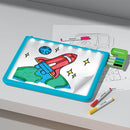 Discovery™ Glow Tracing Light-Up Art Tablet – Includes 10 Templates, 10 Blank Sheets, 6 Washable Markers| Writing Drawing Tablet for Kids| Craft Kit for Boys Girls| Doodle Board Drawing Pad Toy Gift by TinyTreasures Baby Boutique