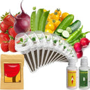 inbloom Fruit Seed Pod Kit for AeroGarden, Ahopegarden, GARDENCUBE, MUFGA, iDoo Hydroponics Growing System, 12-Pods (350+ Seeds Include Strawberry, Tomato, Cucumber, Pea, Ruby Queen Beet) by GreenHaven Gardens