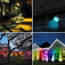 T-SUNUS Color Changing Solar Spot Lights, RGB LED Landscape Lights IP65 Waterproof for Outdoor, Garden, Pathway, Trees by GreenHaven Gardens
