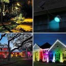 T-SUNUS Color Changing Solar Spot Lights, RGB LED Landscape Lights IP65 Waterproof for Outdoor, Garden, Pathway, Trees by GreenHaven Gardens