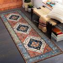 Lahome Boho Hallway Runner Rug - 2x6 Kitchen Runner Rugs Non Skid Washable Non-Slip Laundry Room Rug Throw Low-Plie Bathroom Oriental Distressed Carpet for Entrance Bedroom Living Room by TinyTreasures Baby Boutique