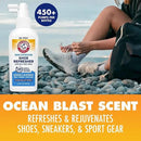 Arm & Hammer Shoe Refresher Spray, Odor Eliminator for Sneakers, 24 Odor & Wetness Control, Aerosol-Free Shoe Deodorizer Spray, Ocean Blast Scent, 3.4 oz by CozyNest Decor