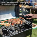 The Latest Thermocouple Instant Reading Meat Thermometer Digital,Faster Less Than 0.6 Second Response,IP67 Waterproof Thermometer Suitable for Grilling, Cooking,BBQ Gifts for Men (Black) by TinyTreasures Baby Boutique