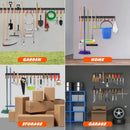 68'' All Metal Garden Tool Organizer Wall Mount Garage Organizers and Storage with Hooks Tool Hangers for Shed by GreenHaven Gardens