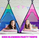 USA Toyz Happy Hut Teepee Tent for Kids - Indoor Pop Up Teepee Kids Playhouse Tents for Boys, Girls, Toddlers with Portable Storage Bag (Pink) by TinyTreasures Baby Boutique