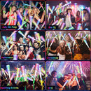 200PCS Glow Fiber Optic Sticks, LED Light Wands, Glow in The Dark Party Supplies, Fiber Optic Wands for Weddings, Birthdays&Events,Flashing LED Party Favors,Colorful Light Sticks for Kids&Adults by TinyTreasures Baby Boutique