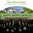 8x4x1ft Raised Garden Bed-Outdoor Galvanized Planter Box for Vegetables, Fruits,Herbs, Flowers, Metal Raised Garden Bed kit-Green by GreenHaven Gardens
