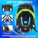 Lixada Kids Bike Helmet Adjustable Detachable Full Face Helmet for Cycling Helmet for Children Bicycle, Skateboard, Scooter, Protective Gear (20.5-22 Inches) by TinyTreasures Baby Boutique