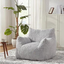 Giant Bean Bag Chairs for Adults with Filling Plush Fluffy Bean Bag Chairs for Teens with Armrests Comfy BeanBag Lazy Couch Sofa Chair for Bedroom Living Room Reading by CozyNest Decor
