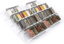 MIUKAA Clear Acrylic Spice Drawer Organizer, 4 Tier- 2 Set Expandable From 13" to 26" Drawer Seasoning Organizer, Kitchen Spice Rack Tray for Drawer/Countertop (Jars not included) by CozyNest Decor