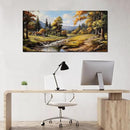 Natural Landscape Pictures for Living Room Wall Decoration,Large Farmhouse Wall Decor Office Canvas Wall Art 29 x 59 Inch by CozyNest Decor