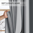 NICETOWN Grey Blackout Curtains for Bedroom 63 Inch Long - Grommet Thermal Insulated Plylux Curtains Light Block Room Darkening Window Drapes for Living Room, 2 Panels, 42 x 63 Inch, Dove Gray by TinyTreasures Baby Boutique