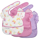 Tiny Twinkle Mess Proof Baby Bibs for Eating | Waterproof, Wipeable Toddler Bibs | Travel Friendly - PFAS, PVC, BPA, Phthalate Free | Baby Food Bibs (3-Pack, Butterfly) by TinyTreasures Baby Boutique