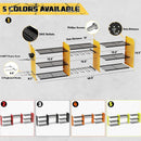 Power Tool Organizer with Charging Station Wall Mount, 3 Layer Expanded Heavy Duty Garage Organization, 45.5 Inch Length Garage Tool Storage, 8 Drills, 2 Assemble Method, Yellow by GreenHaven Gardens