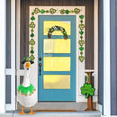 St. Patrick's Day Porch Goose Outfit 23"/ 17'' Statue Tuxedo Bandana Top Hat Cloth for Goose Lawn Decoration(Collar) by GreenHaven Gardens