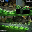 Halloween Solar Lights Outdoor 8 Pack Green LED Waterproof Mushroom Outside Lights for Yard Garden Patio Pathway Walkway Landscape Halloween Decorations by CozyNest Decor