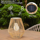Solar Lantern,2 Pack Solar Wicker Lanterns Outdoor Waterproof Boho Lights for Outside Hanging Rattan Lights Outdoor Patio Lanterns Decoration for Garden,Yard,Porch,Trees,Lawn,Pathway by GreenHaven Gardens