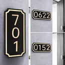 House Numbers for Outside, Address Plaques, Mailbox Numbers, Two Sets of Numbers from 0-9, Personalized Address Signs for House, Mailbox, Apartment, Office, Hotel, Classroom, Garden. Decorative Numbers Plaque. by GreenHaven Gardens