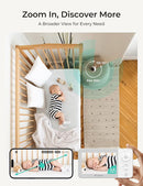 VistaView Lite RB Smart WiFi Baby Monitor - 4” 720P Split Screen & 1080P Camera App Control, Motion Alerts, 2500mAh Removable Battery, HD Night Vision, 2-Way Talk, Multi-User, Triple Security by TinyTreasures Baby Boutique